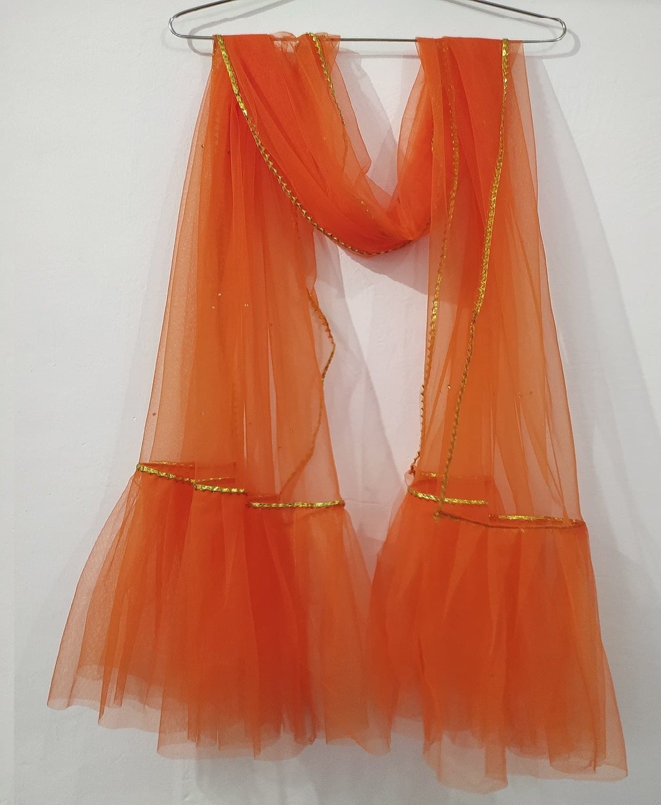 Net Ruffle Dupatta