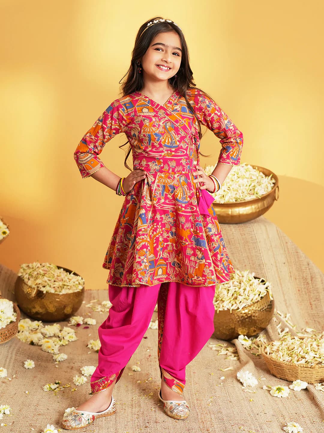 Girls Printed Cotton Kurti