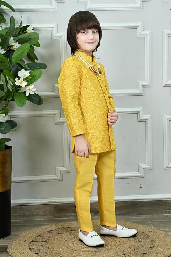 Kids Bandhgala Suit Set