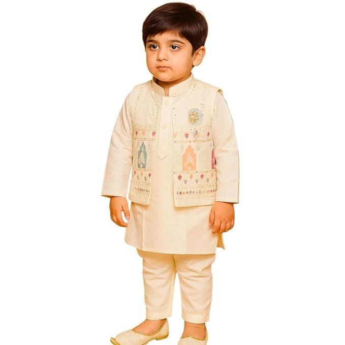 Boys Nehru Jacket Kurta Set