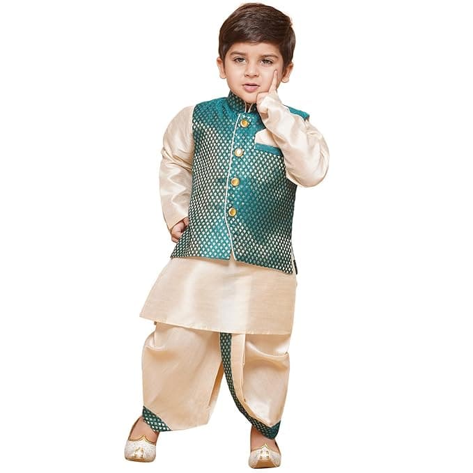 Boys Indo-Western Dhoti Set
