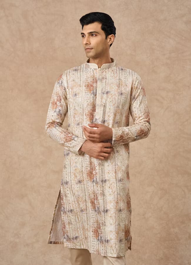 Khadi Blend Kurta Pajama