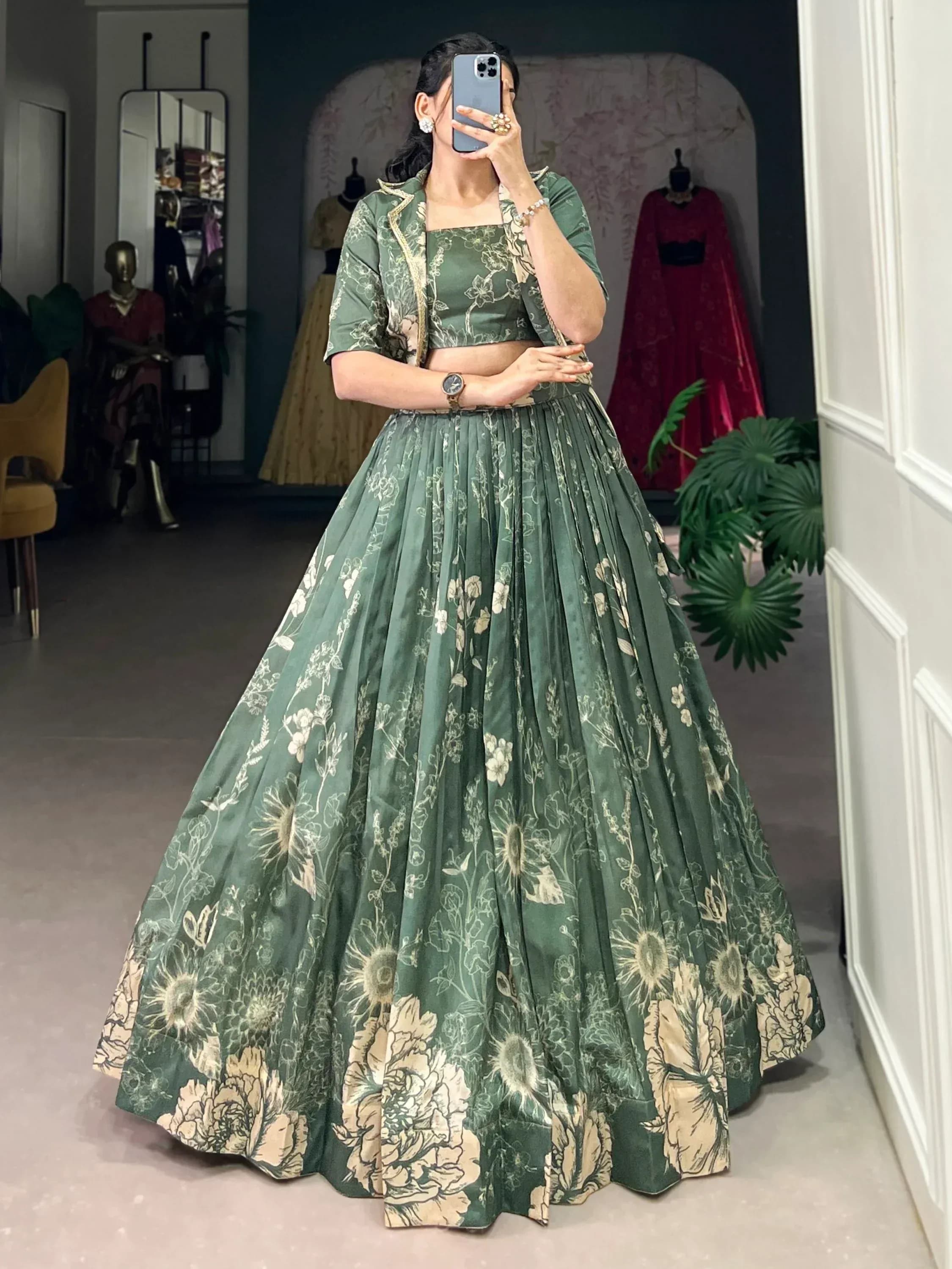 Designer Crop Top Lehenga