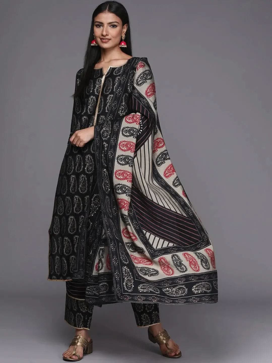 Embroidered Net Anarkali