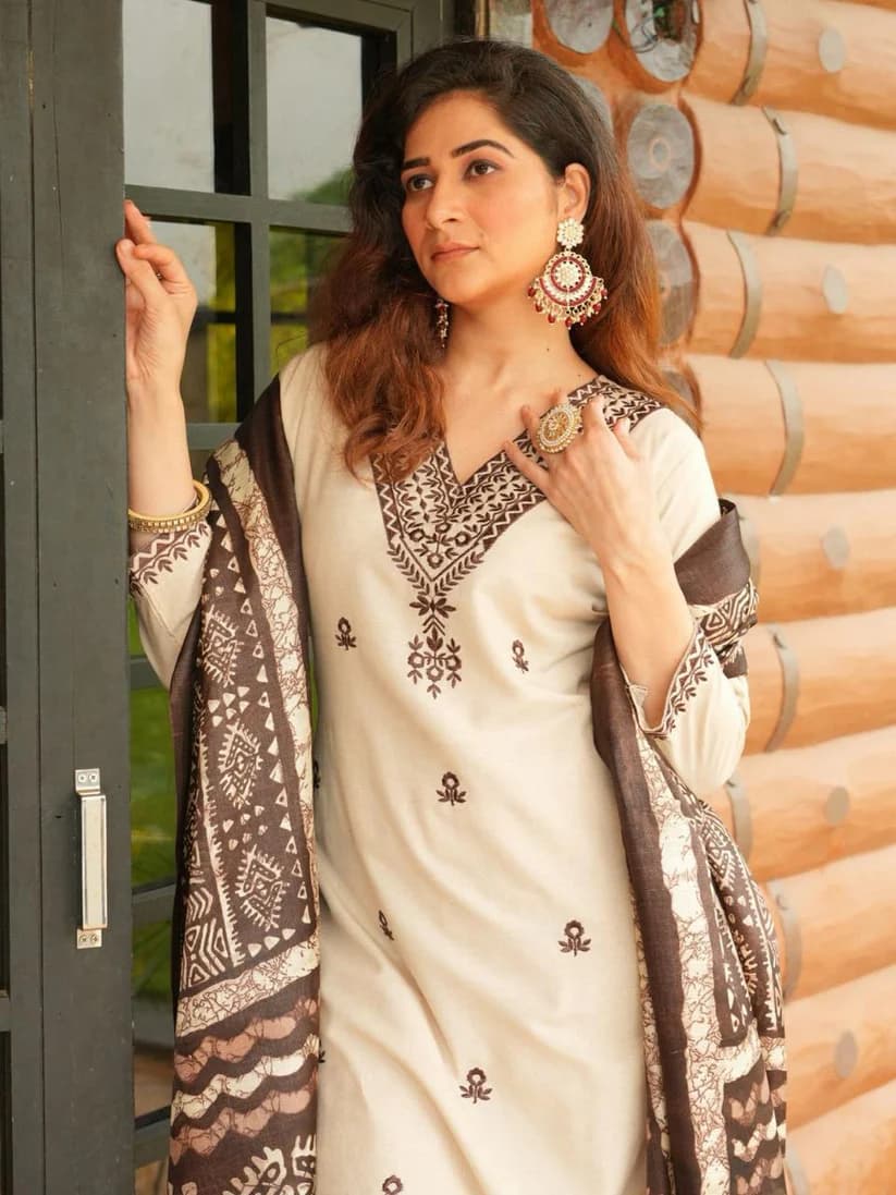 Khadi Cotton Straight Kurti