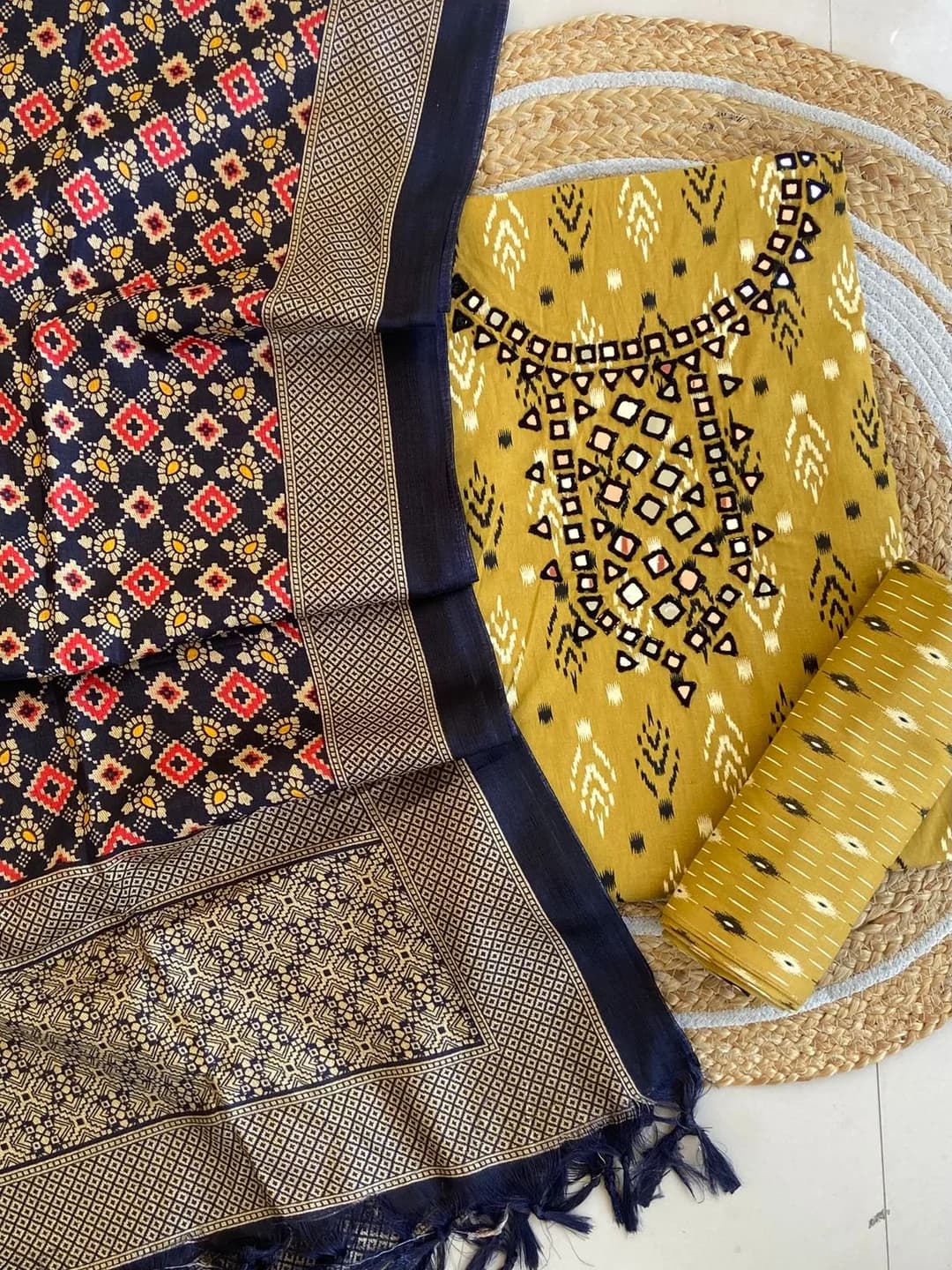 Silk Blend Printed Dupatta