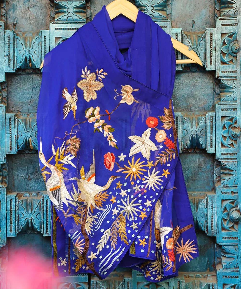 Parsi Gara Embroidery Stole