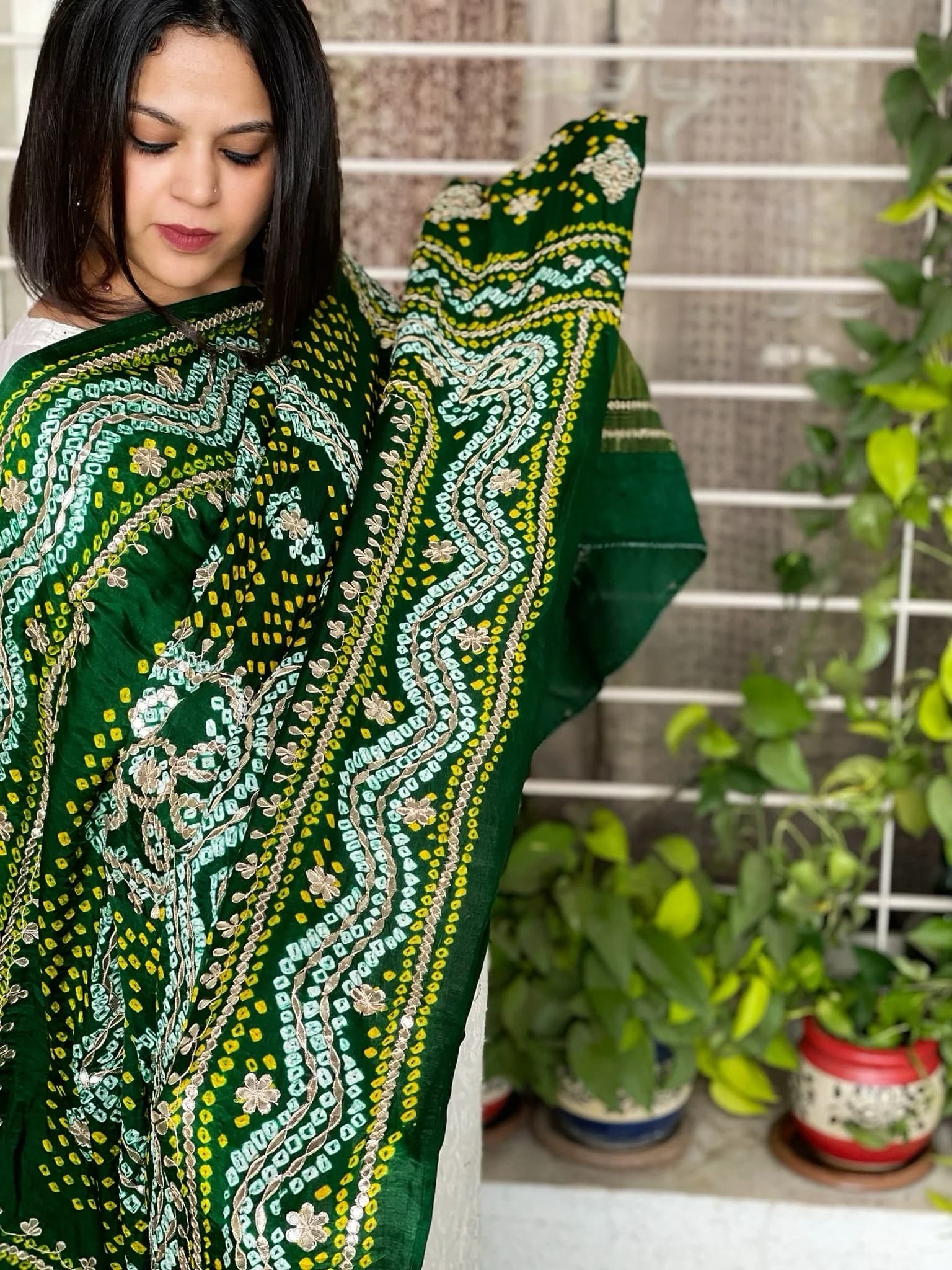 Gota Patti Embroidered Dupatta